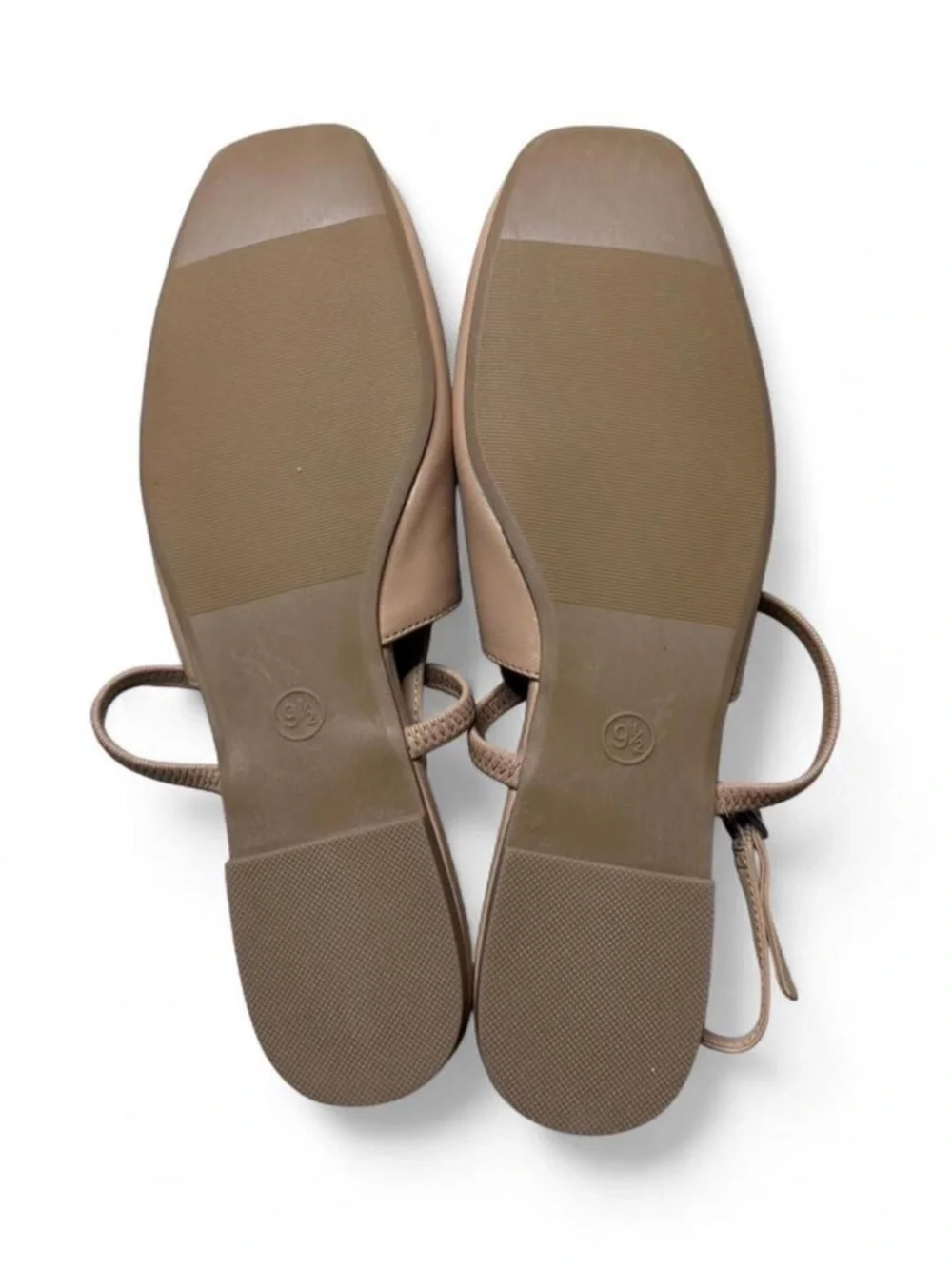 NWT A New Day Nude Mary Jane Ballet Flats + Memory Foam Insole slingback - Picture 3 of 4